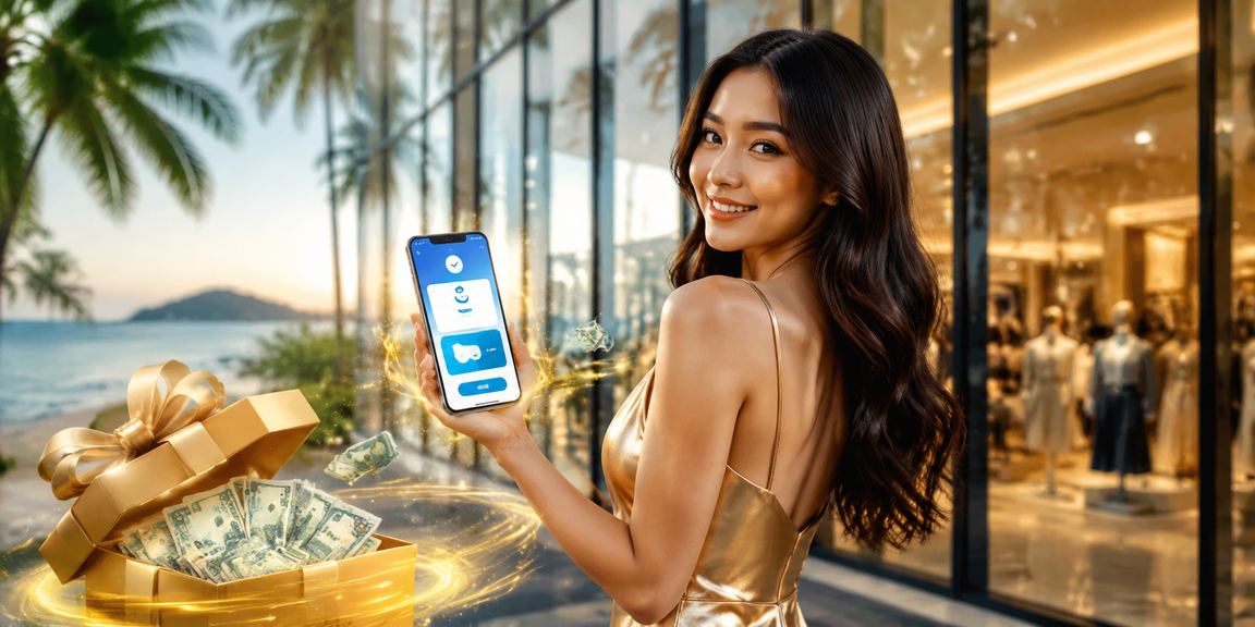 Akses promosi 12400f melalui telefon pintar di Langkawi
